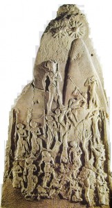 Stele di Naram-Sin, re di Akkad, Museo del Louvre, Parigi
